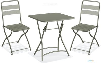 Essentials Breeze Bistro Set - Groen - 5082320823 1