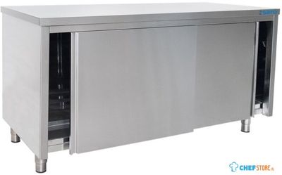 SARO Roestvaststalen Wandkast Schuifdeur 700 mm Diepte 1800 Mm - 700-2020 1