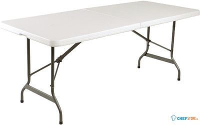 Bolero inklapbare tafel wit 183cm | L001