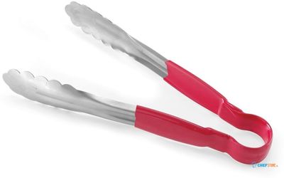 Hendi Serveertang 300mm handgreep rood pvc | RVS | 171721 1
