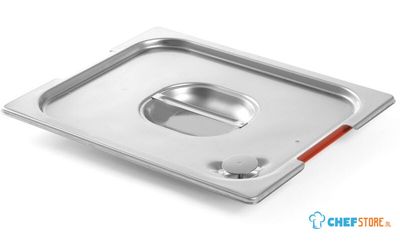 HENDI 804322 Deksel met handgreepuitsparing, , GN 1/2, 265x325mm