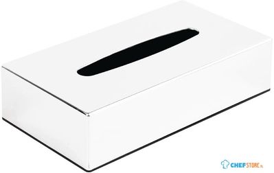 Bolero verchroomde rechthoekige tissue box | CF121