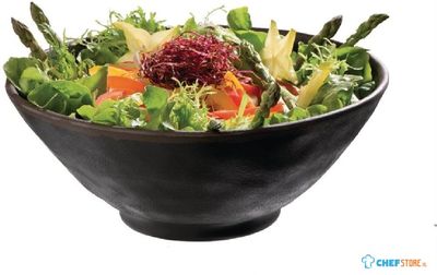 Marone melamine kom zwart 21cm | GK844