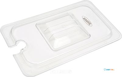 Maxima Gastronorm Deksel - 1/4 GN - Polycarbonaat - met Uitsparing - 09367939