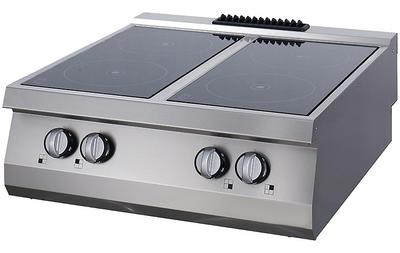 Maxima Heavy Duty Kookplaat - 4 Pitten - Infrarood - Enkel - 70 cm Diep - Elektrisch - 09398206