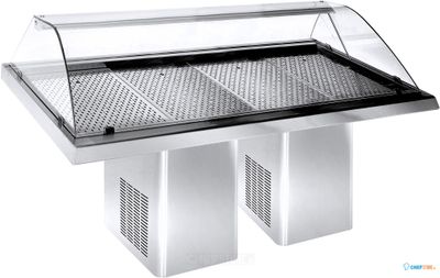 Combisteel GEKOELDE VISVITRINE 2.3 - 7083.0020 1