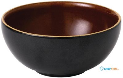 Churchill Super Vitrified Nourish Tokyo Black Schalen 155mm (Pak van 6) - FE947