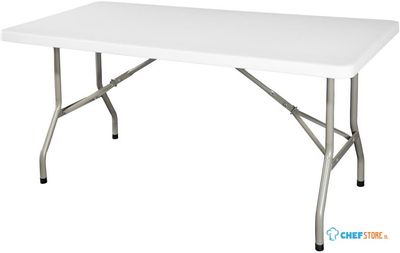 Bolero rechthoekige inklapbare tafel 1,52m | U544