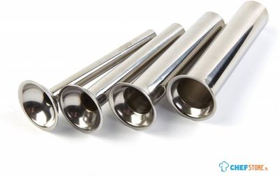 Maxima Sausage Filler Stainless Steel Tubes - Set of 4 Pieces - 09303252