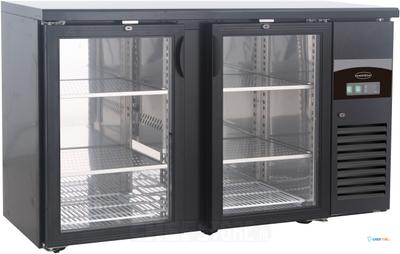 Barkoeler | Zwart | 2  Glazen Deuren | StandardLine | Combisteel | 7450.0335