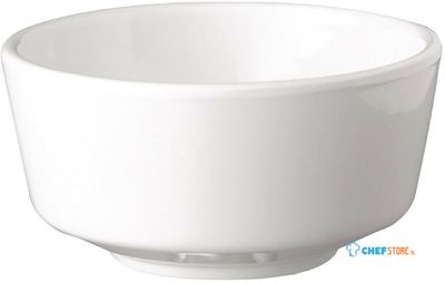 Rond melamine kommetje Float 5,5cm wit | GF080