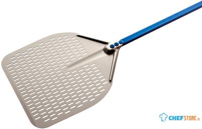 Diamond Rechthoekige Schep in Aluminium 330x330 mm Geperforeerd - A-32RF 1