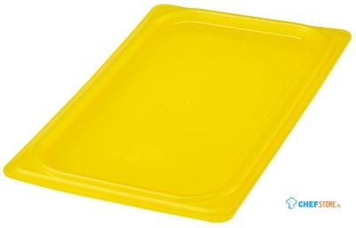 Cambro JN533 Safetrak IML polypropyleen afdichtingsdeksel geel GN 1/3