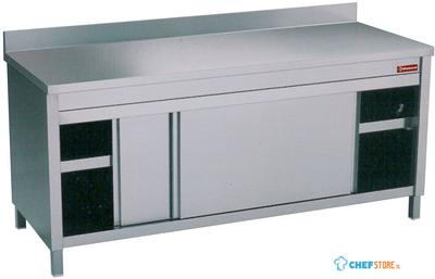 Diamond Tafel op Kast met 2 Schuifdeuren + Ob - TA166/U-D 1