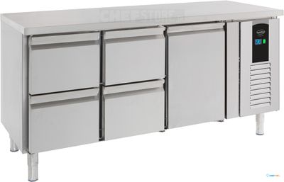 Combisteel 7450.5030 700 KOELWERKBANK 1DRS 4 LADEN