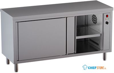 Diamond TE187-SA7 Warmtafelkast met 2 schuifdeuren