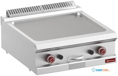 Braadplaat Op Gas Met Vlakke Plaat - Module 1/1 -TOP- - Diamond G7/PL7T-N 1