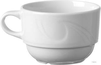 Hendi Cappuccinokop 230 ml Karizma 88x111x60 mm | wit porselein |798249 1