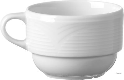 Hendi Cappuccinokop 230 ml Saturn wit porselein |794487 1