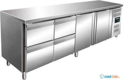 SARO Gekoelde Werkbank met 2 Deuren en 2x Set van 2 Lades Model KYLJA 4140 TN 1