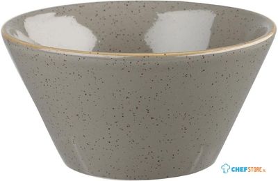 Churchill Stonecast Grey Zest Snack Kom Pak van 12 - DK564