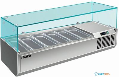 SARO Opzet Koelvitrine 1/3 GN Model VRX 1500/380 1