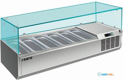 SARO Opzet Koelvitrine 1/3 GN Model VRX 1400/380 1