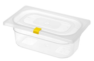 Hendi Deksel clips voor HACCP voorraaddozen | geel | 12 stuks | 880685 1