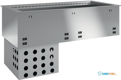 Gekoeld Kuipelement, Geforceerd, 2x GN1/1 - Diamond DPA/RCV08-R2 1