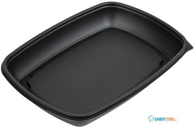 Fastpac Grote Rechthoekige Voedseldozen 1350ml (150 Stuks) - Fastpac DW784