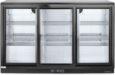 Arktic Backbar koelkast 3 schuifdeuren | laag | 338L | 235836