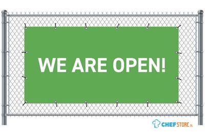 Syna Hekwerkbanner 200 X 100 cm Open Engels Groen - FBG200-100-I681
