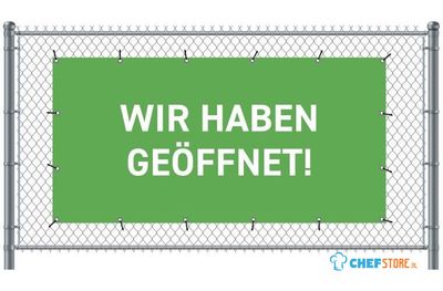 Syna Hekwerkbanner 200 X 100 cm Open Duits Groen - FBG200-100-I693