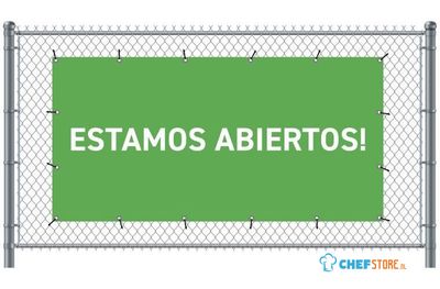 Syna Hekwerkbanner 200 X 100 cm Open Spaans Groen - FBG200-100-I705