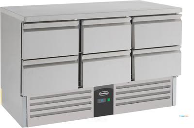 Koelwerkbank | 6 laden | Statisch met ventilator | Combisteel | 7950.0113 1