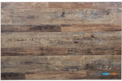 Bolero Voorgeboord Rechthoekig Tafelblad Urban Dark 1100x700mm, Bolero DT440