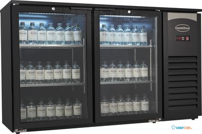 Combisteel 7503.0005 BARKOELER ZWART 2 GLASDEUREN