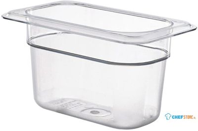 Cambro polycarbonaat bak GN1/9 100mm | DM758