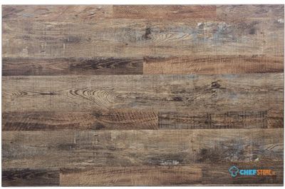 Bolero Voorgeboord Rechthoekig Tafelblad Urban Dark 1100x700mm, Bolero DT440