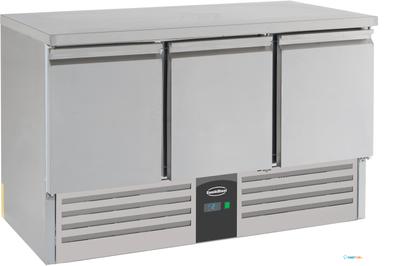 Koelwerkbank | 3 deuren | Compact Line | Statisch met ventilator | Combisteel | 7950.0112 1