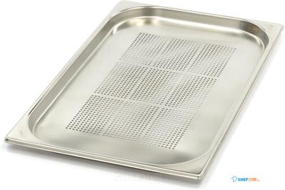 Maxima Gastronorm Bak - 1/1 GN - 2 cm Diep - RVS - Geperforeerd - 09367600