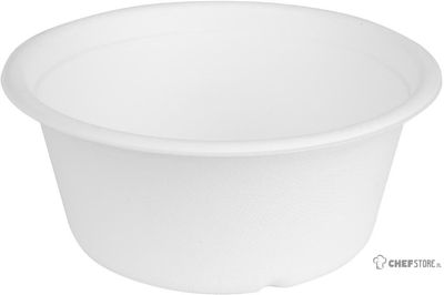 Fiesta Recyclable Fiesta Composteerbare Bagasse Kom Basis 400ml (verpakking van 50) - HW021