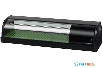 Hoshizaki sushivitrine | Zwart | HNC-120BE-R-B 1