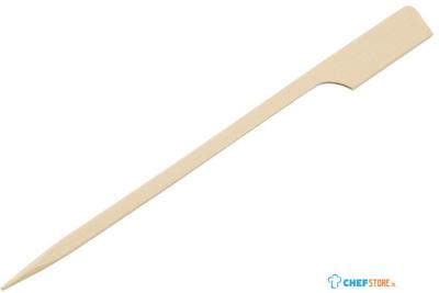 Fiesta Green Biologisch Afbreekbare Bamboe Spiesjes 12cm | 100 Stuks | Db496