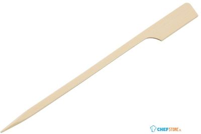 Fiesta Green Biologisch Afbreekbare Bamboe Spiesjes 12cm | 100 Stuks | Db496