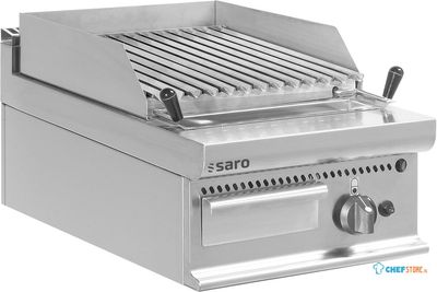 SARO Gas Lavasteengrill Tafelmodel E7/BS1BB 1