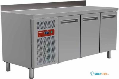 Diamond Koelwerkbank, Geforceerd, 3 deuren GN 1/1 (405 Lit.) - MR3/R2-BA 1