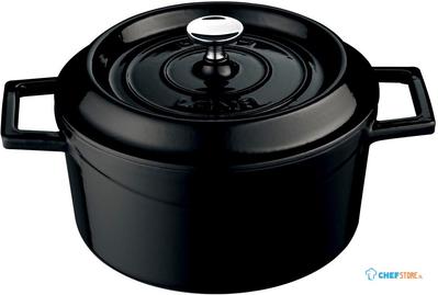 Lava Gietijzeren Braadpan Ø32 Zwart, CombiSteel 7013.2915 1