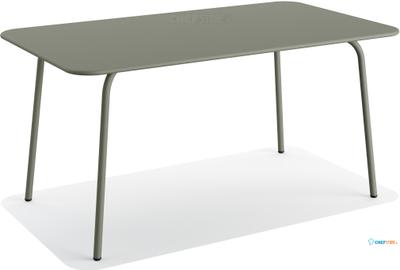 Essentials Shine Tuintafel Staal Rechthoek Groen - 20603 1