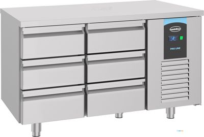 700 Koelwerkbank 6 Laden, combisteel 7489.5575 1